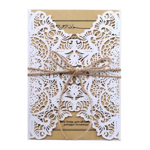 Vellum Paper Invitation Card Wedding Decoration Holiday Greeting Card